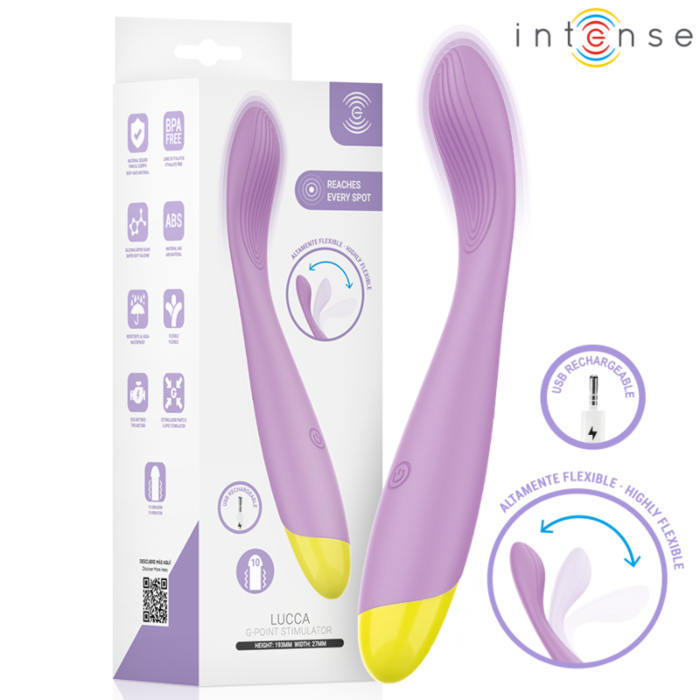 G-Spot Stimulator INTENSE LUCCA Flexible USB Rechargeable G-Spot Stimulator INTENSE LUCCA Flexible USB Rechargeable