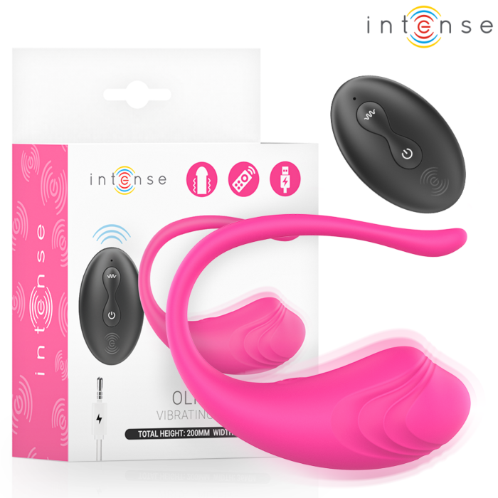 Vibrator Intense Remote Control Olivia with Flexible Tail