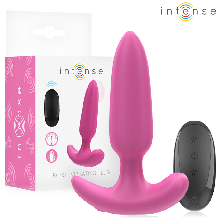 Anal Plug INTENSE ROSS with Remote Control and 10 Modes Anal Plug INTENSE ROSS with Remote Control and 10 Modes