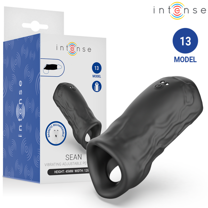 Vibrating Ring INTENSE FOR HIM Model 13 with Sleeve Design Vibrating Ring INTENSE FOR HIM Model 13 with Sleeve Design