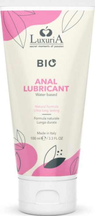 Intimateline - Luxuria BIO Water-Based Anal Lubricant 100ml Intimateline - Luxuria BIO Water-Based Anal Lubricant 100ml