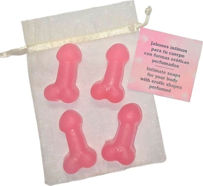 Novelty Soap Diablo Picante Pink Penis Shape