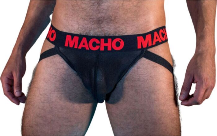 Red-Black Macho Jock Red-Black Macho Jock