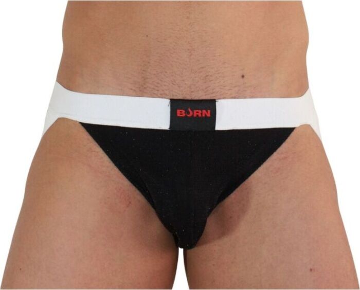 Jockstrap BURN 004 Black/White | Bold Sensual Design Jockstrap BURN 004 Black/White | Bold Sensual Design