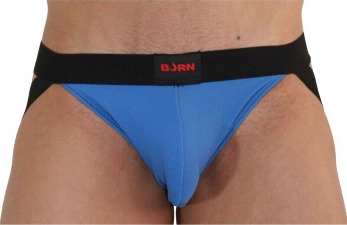 Jockstrap BURN 008 Blue/Black M | Sensual Comfort Jockstrap BURN 008 Blue/Black M | Sensual Comfort
