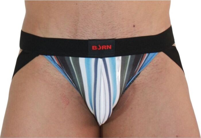 Jockstrap BURN 009 Multicolour Black - Sensual Comfort