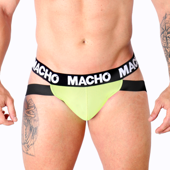 Jockstrap MACHO MX28FA Yellow Stylish Support