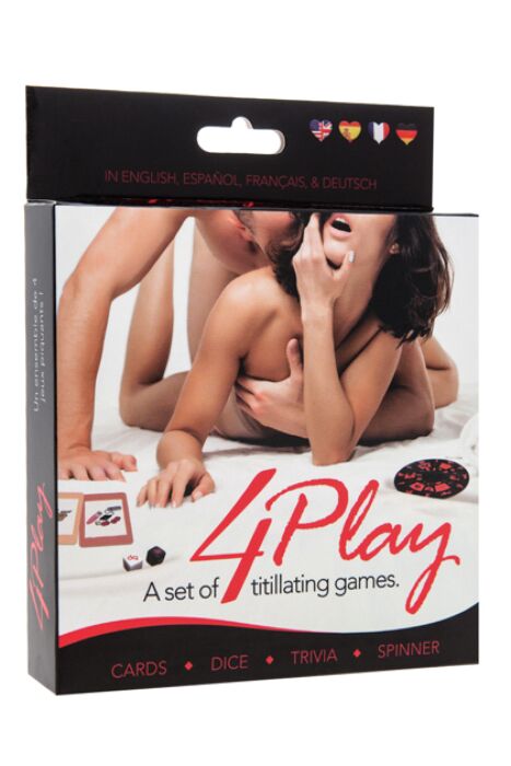 4PLAY SET of Games by KHEPER GAMES for Couples 4PLAY SET of Games by KHEPER GAMES for Couples