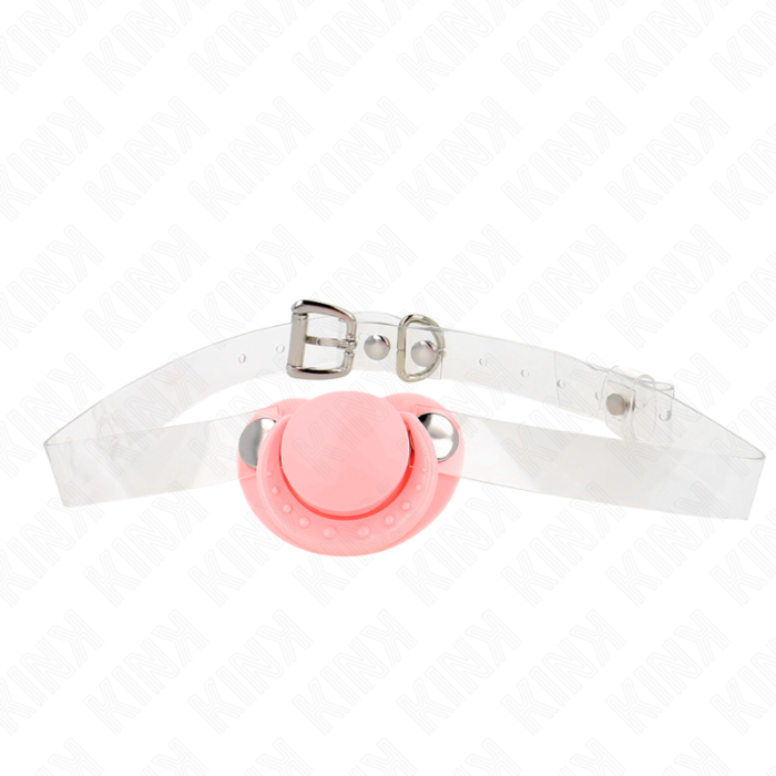 Gag KINK Pink Pacifier Shaped Adjustable Gag Gag KINK Pink Pacifier Shaped Adjustable Gag