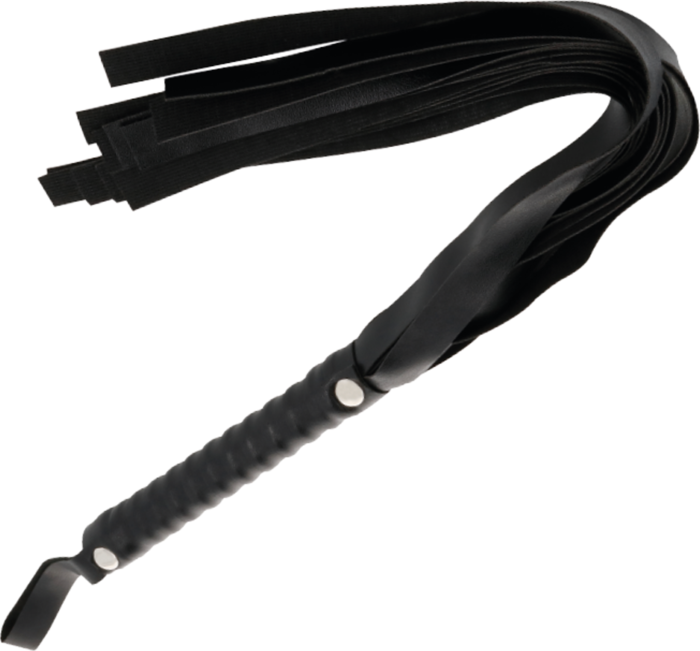 BDSM Whip Darkness 51 cm with Grip Handle