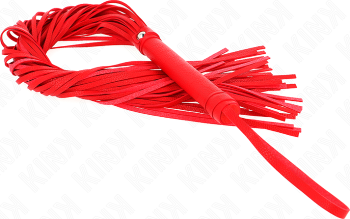 KINK Soft Red PVC Whip 70cm - Perfect for BDSM Play KINK Soft Red PVC Whip 70cm - Perfect for BDSM Play