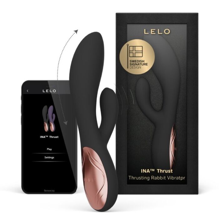 Rabbit Vibrator LELO INA THRUST with Thrusting Motion Rabbit Vibrator LELO INA THRUST with Thrusting Motion