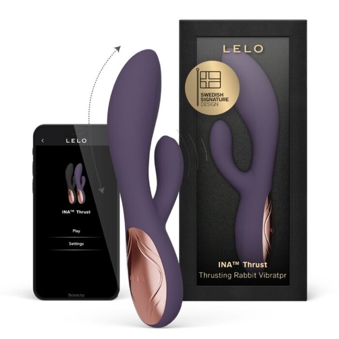 Rabbit Vibrator LELO INA THRUST with Dynamic Thrusting Action Rabbit Vibrator LELO INA THRUST with Dynamic Thrusting Action