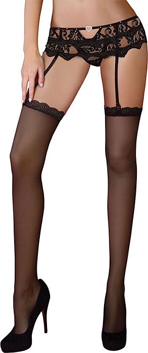 Lingerie Livco Corsetti Mandirin Panty & Suspender Black Lingerie Livco Corsetti Mandirin Panty & Suspender Black