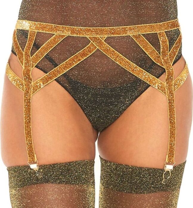 Shiny Gold Garters