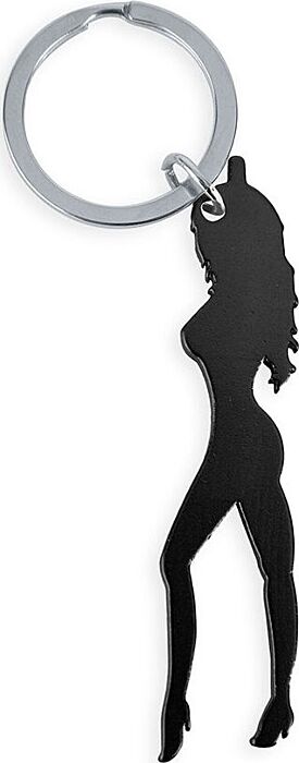 Keyring Diablo Picante Black Silhouette Bottle Opener