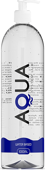 Water-Based Lubricant Aqua Quality 1000 ML - Smooth Feel Water-Based Lubricant Aqua Quality 1000 ML - Smooth Feel