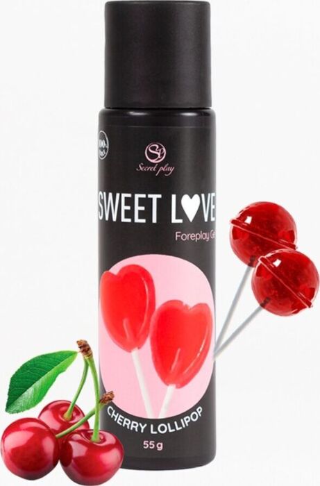 SECRETPLAY Cherry Lollipop Edible Lubricant 60ml