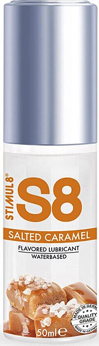 STIMUL8 S8 Salted Caramel Flavoured Lubricant 50ml STIMUL8 S8 Salted Caramel Flavoured Lubricant 50ml