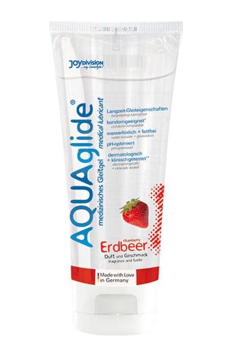 Strawberry Water-Based Lubricant JOYDIVISION AQUAGLIDE 100ml