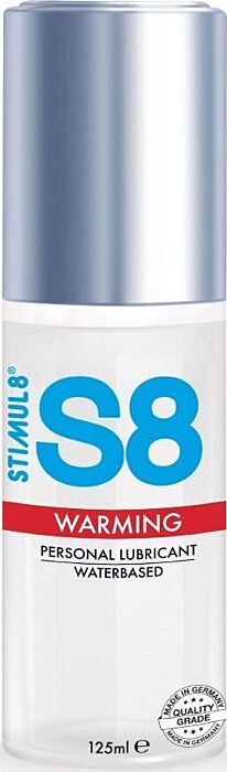 STIMUL8 S8 Warming Water-Based Lubricant 125ml STIMUL8 S8 Warming Water-Based Lubricant 125ml
