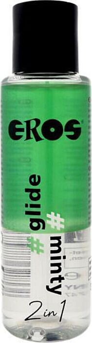 Lubricant EROS Glide Minty 100ml | Refreshing Sensation Lubricant EROS Glide Minty 100ml | Refreshing Sensation