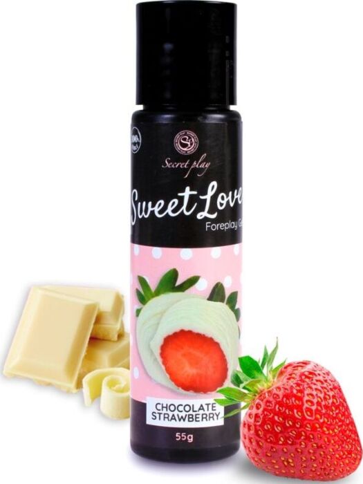 Lubricant SECRETPLAY Sweet Love Strawberry and White Chocolate