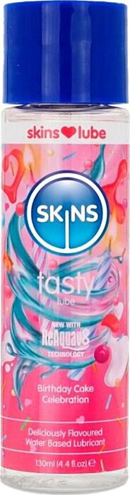 Flavoured Lubricant SKINS Birthday Cake 130ml Flavoured Lubricant SKINS Birthday Cake 130ml