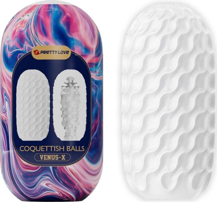 Masturbator Pretty Love Coquettish Balls Silicone Masturbator Pretty Love Coquettish Balls Silicone