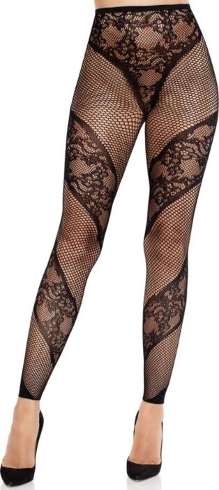 Leg Avenue Stockings Black Lace Sensation Leg Avenue Stockings Black Lace Sensation