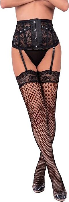 Black Fishnet Tights Livco Corsetti Elegant Lace