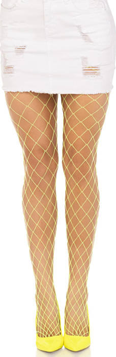 Diamond Net Tights Leg Avenue Yellow Unique Style