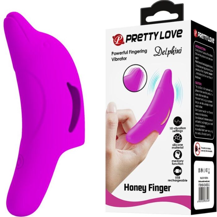 Mini Vibrator Pretty Love Delphini Powerful Finger Mini Vibrator Pretty Love Delphini Powerful Finger