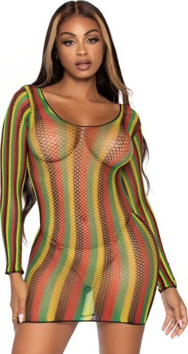 Rastafari Net Mini Dress One Size