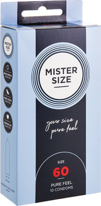 Mister size 60 (10 pack) - extrafinos Mister size 60 (10 pack) - extrafinos