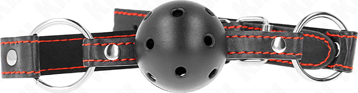 Ball Gag KINK Model 2 4.5cm Black Silicone