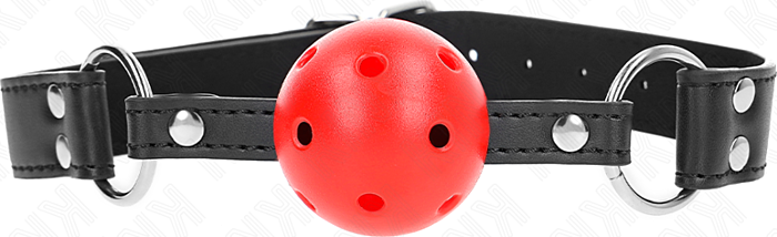 Ball Gag KINK 4cm Breathable Adjustable Ball Gag KINK 4cm Breathable Adjustable