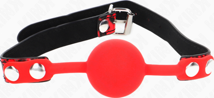 Ball Gag KINK Model 2 4cm Silicone - Discreet Pleasure