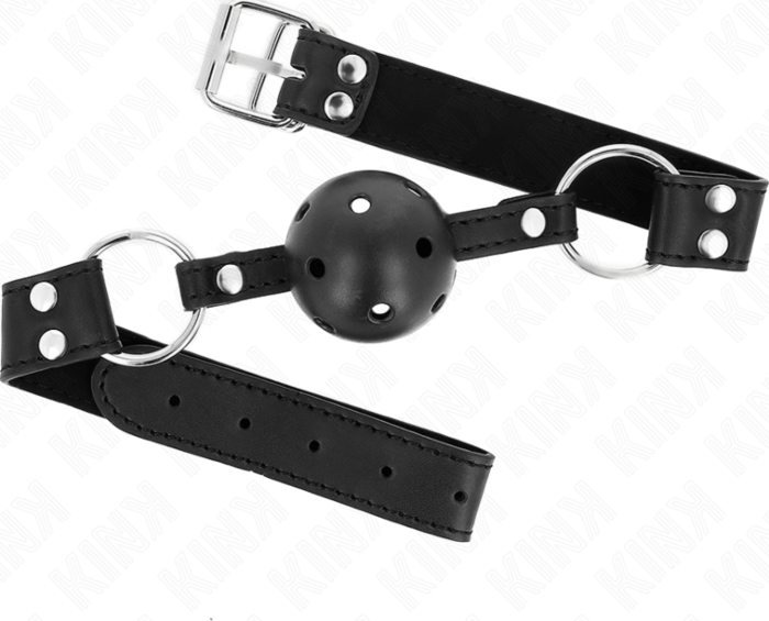 Ball Gag KINK Model 1 Black Adjustable Ball Gag KINK Model 1 Black Adjustable