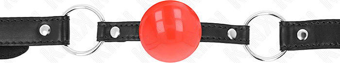 Ball Gag KINK Red 4cm | BDSM Pleasure
