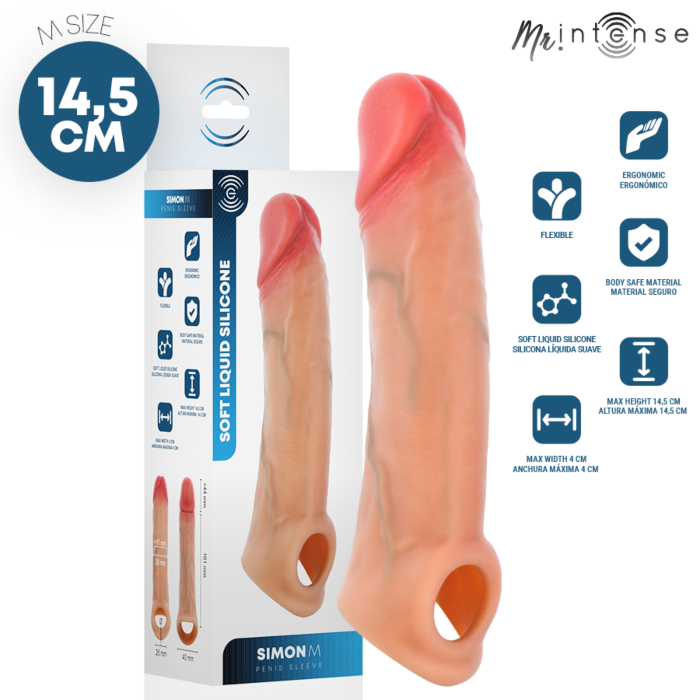 Sleeve MR. INTENSE Simon M 14.5cm | Ergonomic Design Sleeve MR. INTENSE Simon M 14.5cm | Ergonomic Design