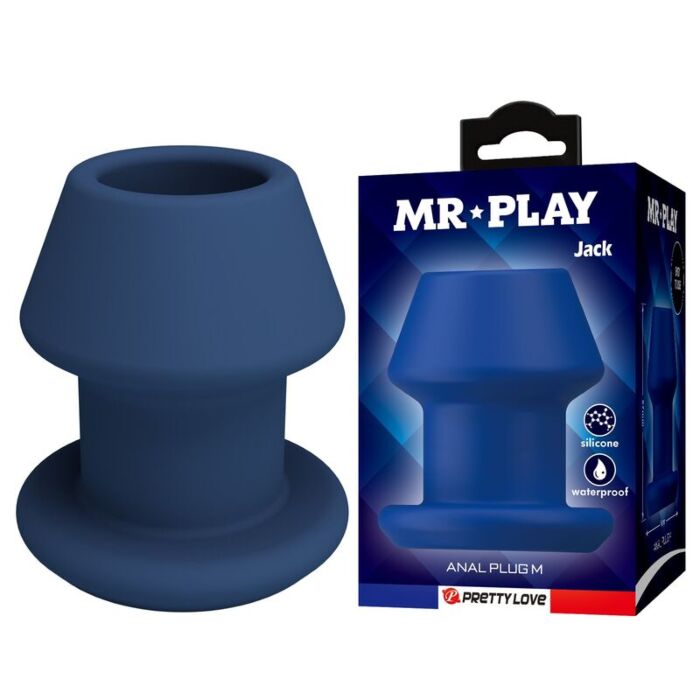 Anal Plug MR PLAY JACK Hollow Size M Silicone Anal Plug MR PLAY JACK Hollow Size M Silicone