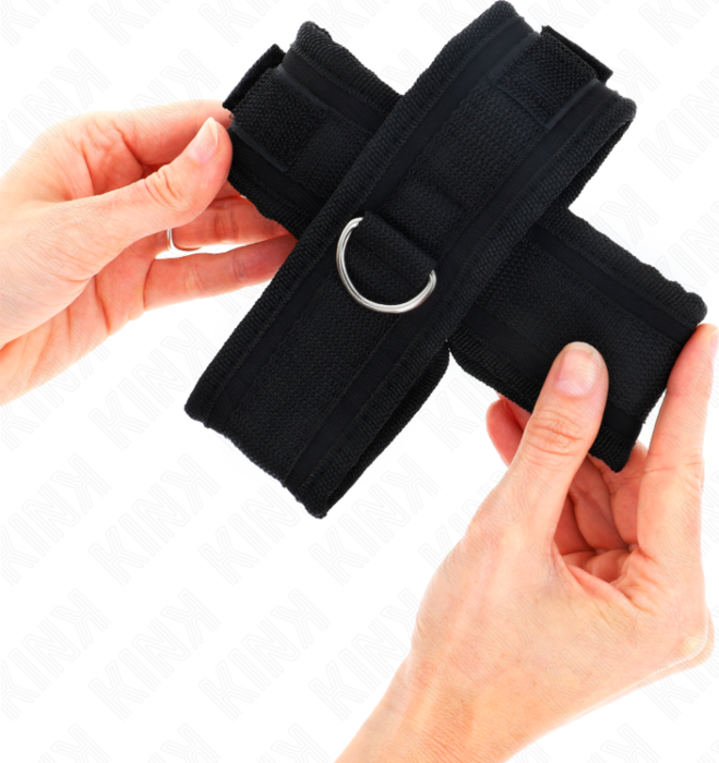 BDSM Wrist Restraints KINK Black Metal Unique BDSM Wrist Restraints KINK Black Metal Unique