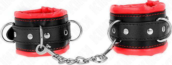 BDSM Wrist Restraint KINK Adjustable Red