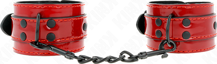 BDSM Restraints KINK Dark Red Wrist Cuffs BDSM Restraints KINK Dark Red Wrist Cuffs