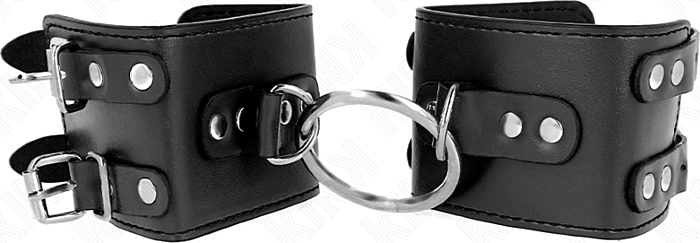 KINK Wrist Restraint Adjustable Black Metal