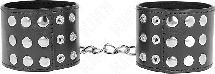 KINK Wrist Restraint Adjustable Black Cuffs KINK Wrist Restraint Adjustable Black Cuffs