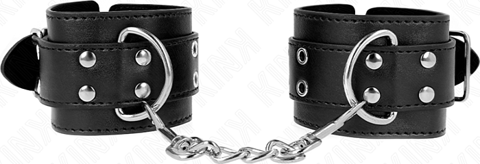 KINK Wrist Restraint Adjustable Black Studs