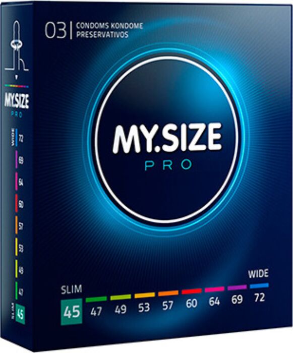 My Size Pro Condoms 45 mm 3 units My Size Pro Condoms 45 mm 3 units
