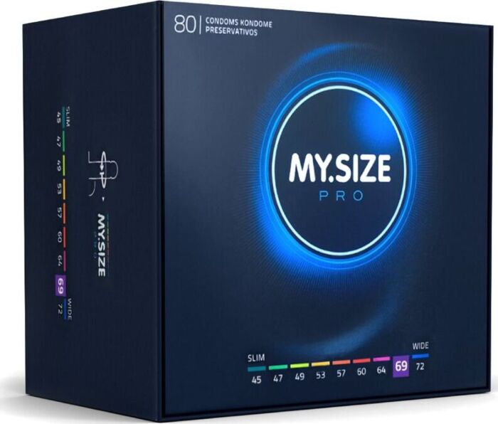 Pack of 80 Condoms 69 mm Perfect